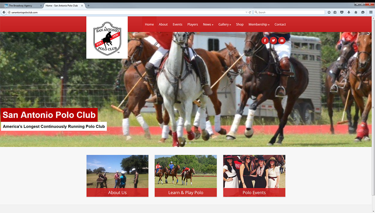 San Antonio Polo Club Website
